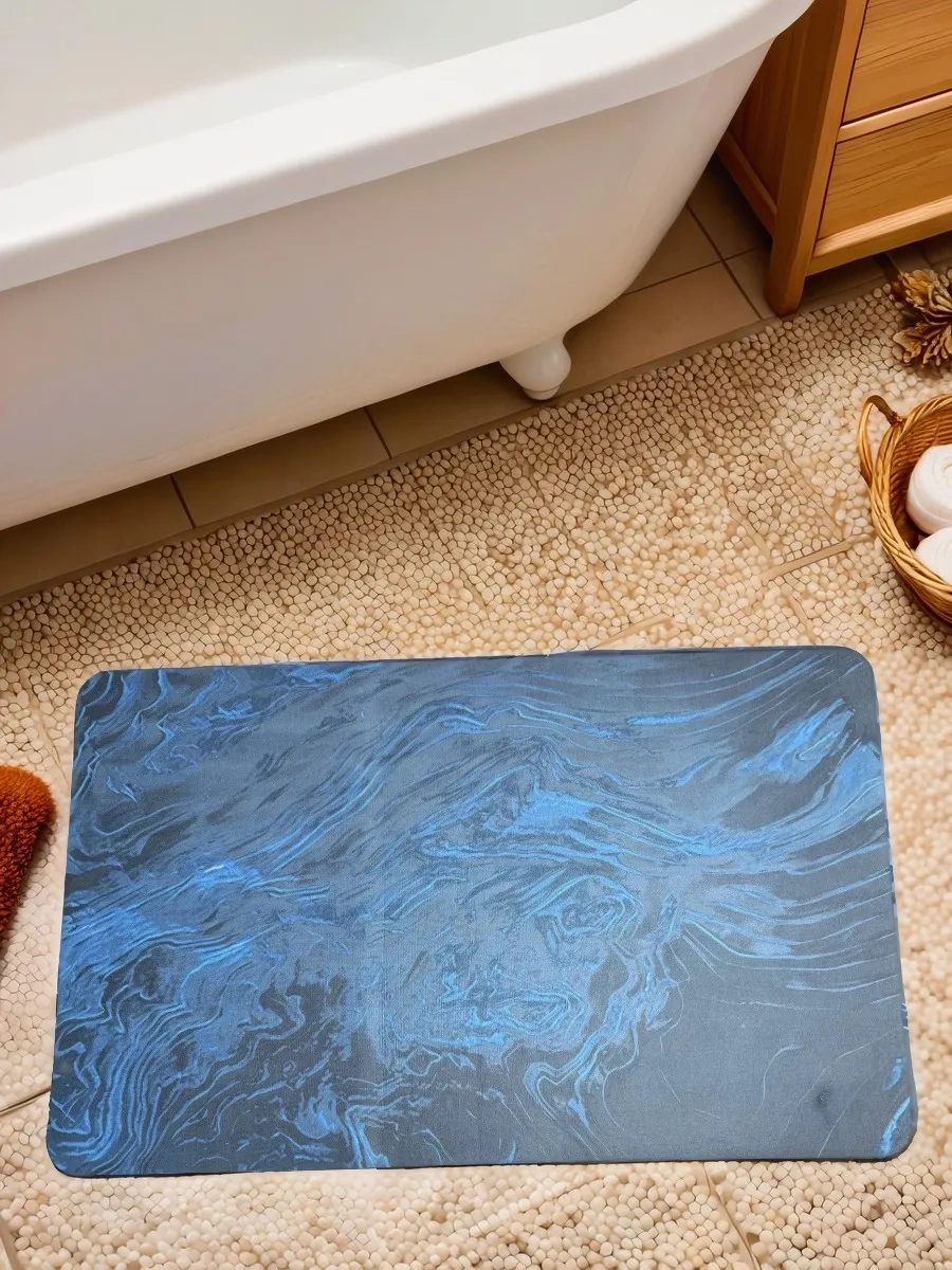 Conflate Banyo Ve Tuvalet İçin Diatomit Hızlı Kuruyan Paspas 283844629 Siyah