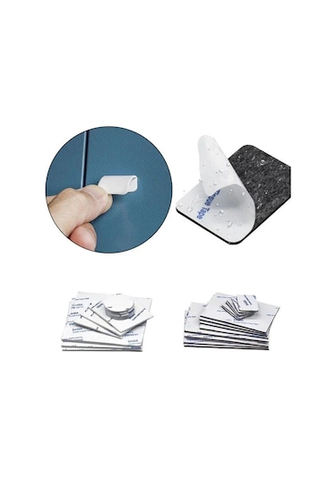 Beyaz Traceless Çift Taraflı Yapışkan Cırt Cırtlı Halı Masa Örtüsü Kaymaz Etiket Yatak Kanepe Yastığı Sabitleme Cırt Bant 56850966