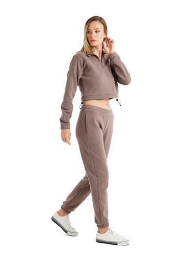 Kadın Eşofman Altı 60465 - Vizon Vizon