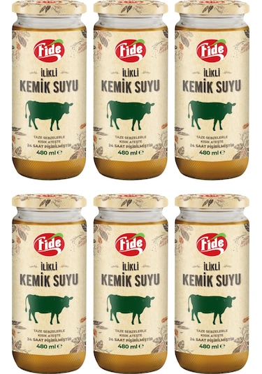 Fide İlikli Kemik Suyu 6 x 480 ML