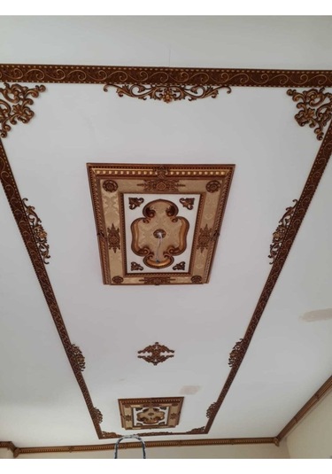 Kahve Eskitme Saray Tavan Göbek 90x120 Cm