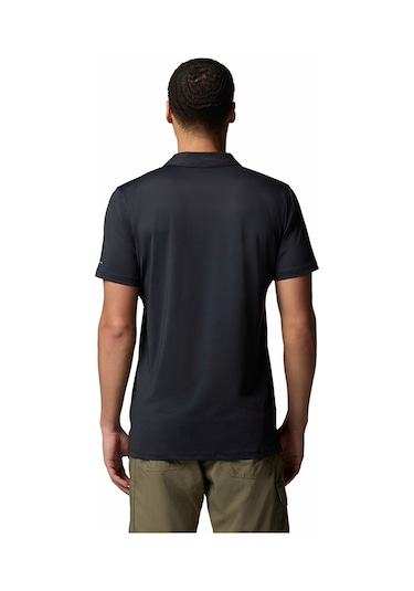 Columbia Am1495 Tech Trail Utility Polo Erkek T-shirt-32719 Siyah