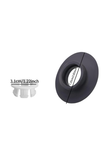 Suntek İdeal Standart Için 2 Takım Yıkama Valfi Yıkayıcı Siyah