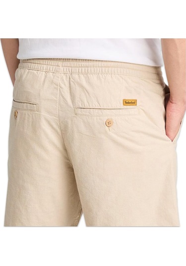 Timberland Tb0a2fd5 Claremont Cotton Krem Erkek Şort Krem