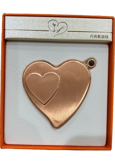 Yüz Dilde Seni Seviyorum Yazılı Şarjlı Ve Gazlı Çift Yanmalı Metal Rose Bakır Çakmak 109448