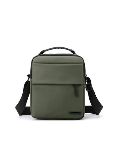 Dancemonkey Trendy Taşıma Su Rahat Omuz Omuz Kol Haki Geçirmez Faturası Erkek Çapraz Çantası Çantası Çantası Basit Kc Haki