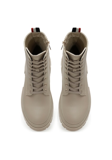 U.s. Polo Assn. Halles 3pr Bej Kadın Biker Bot 000000000101479760 Bej