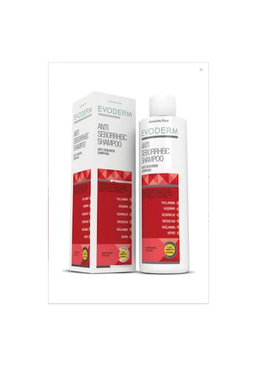 Evoderm Anti Dandruff Kepeklenmeye Karşı Saç ve Vücut Şampuanı 200 ML