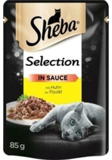 Sheba Pouch Tavuklu Konserve Kedi Maması 85 Gr 12 Adet
