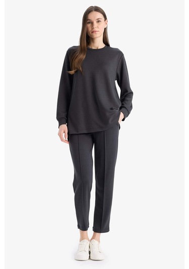 DeFacto Regular Fit Esnek Belli Cepli Basic Düz Pantolon	 E1954AX25SPAR221