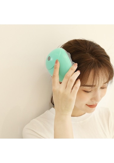 Novahub Elektrikli Saç Derisi Masaj Aleti Kablosuz Baş Masaj Aleti 4 Yoğurma Başlığı Taşınabilir Elde Taşınabilir Baş Kaşıyıcı Gümüş Gümüş