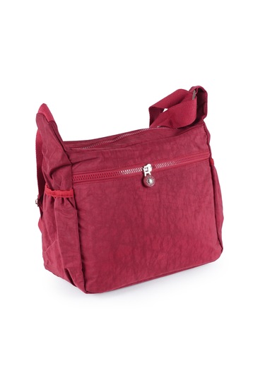 Krinkıl Çok Gözlü Çapraz Kol Ve Omuz Postacı Çantası Kırmızı 116e Kırmızı