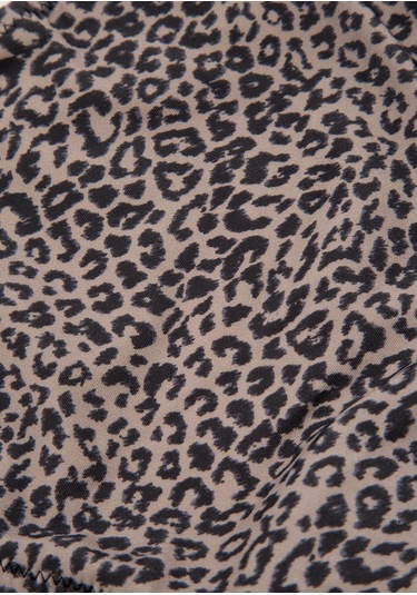 Mavi - Leopar Desenli Kahverengi Bikini Altı 1913185-33653