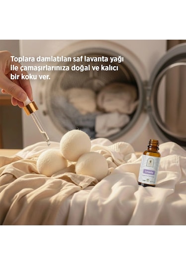 Sera Natura Lavanta Uçucu Yağı 20 ML + Yün Kurutma Topu