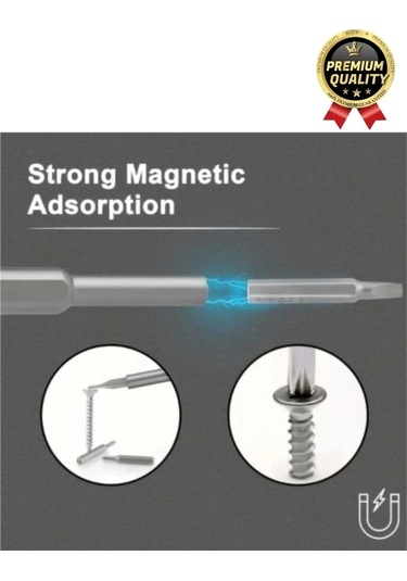 Premium Seri Kaliteli Kutulu Ergonomik Saatçi Bilgisayar Hassas Taşınabilir 25 Parça Tornavida Seti