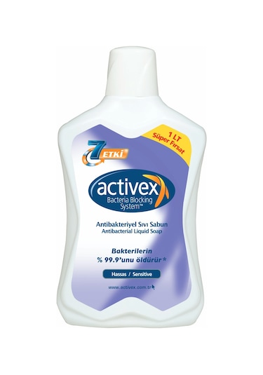 Activex Sıvı Sabun Hassas 1 L + 300 ML