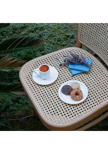 Koleksiyon Mislina Sade Türk Kahve Fincan Set 6 Lı