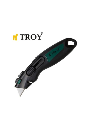 Troy 21608 Profesyonel Trapez Maket Bıçağı, 2 Yedek Bıçaklı
