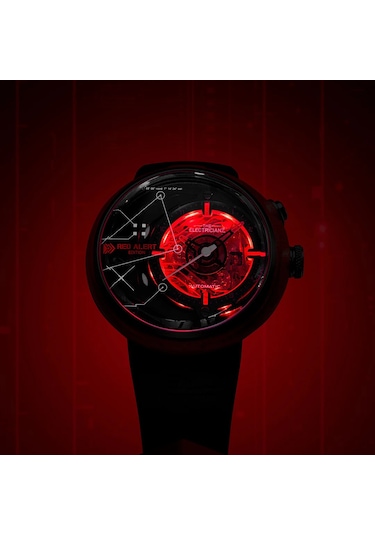 The Electricianz The Red Alert - Edition 47mm Erkek Kol Saati