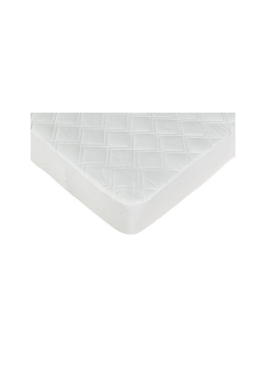 Kapitoneli Sıvı Geçirmez Fitted 90x190 Cm Tek Kişilik Alez Beyaz