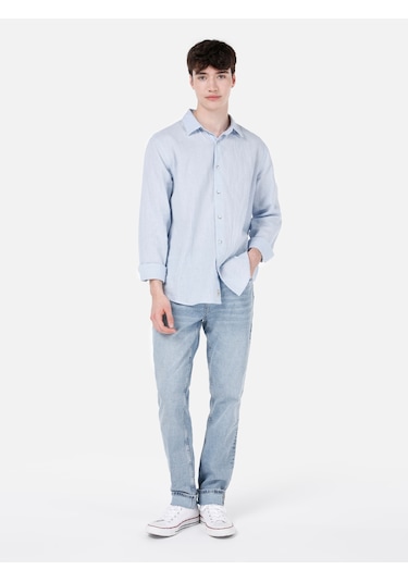 Colins 044 Karl Normal Kesim Düşük Bel Düz Paça Mavi Erkek Pantolon DENİM Colins 044 Karl Normal Kesim Düşük Bel Düz Paça Mavi Erkek Pantolon DENİM