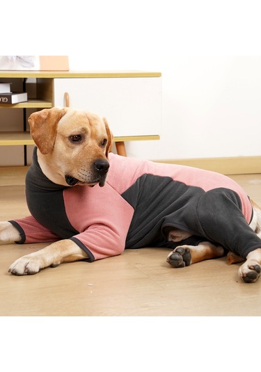 Geeksen Kışlık Köpek Kazak, Isı Sağlayan Fleece, Turtleneck Dört Bacaklı, Ayarlanabilir Kordlu, Çok Renk Ve Beden Seçeneği Ya002f031