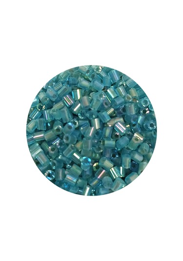 Kesme Cam Boncuk 2mm - 60 Gram - Şeffaf Çam Yeşili - Bnc380