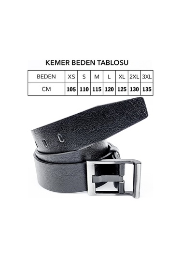 RİCH SMİTH %100 HAKİKİ DERİ ERKEK SPOR SİYAH KAMBUR TOKA KEMER 4