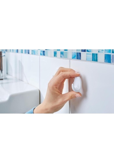 Permanent Askı Plastik Küçük Oval Beyaz 2 Adet X 3 Paket Toplam 6 Askı Diğer