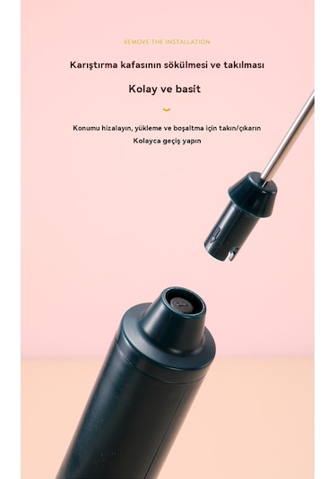 Eternal Luck Akülü Elektrikli Yumurta Çırpıcı Koyu Yeşil