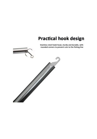 Alüminyum Alaşım Dekuplör T Şeklinde Balık Kancası Çıkarıcı Deniz Balıkçılığı Ekipmanı 24 X 7,5cm, Boyut:mavi