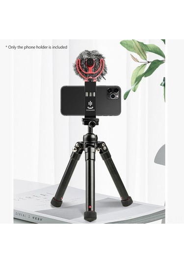 Springsun Alüminyum Telefon Tutucu, Soğuk Ayaklık Ve 1/4 Vida Deligi, 6.5-9.5cm Genişlik Aralığı, Dayanıklı Ve Çizik Yok