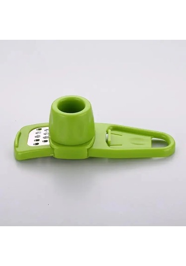 Liangmei 1 Paket Mini Sarımsak Değirmeni Yaratıcı Sarımsak Presi Yeşil