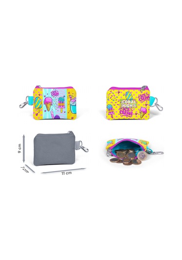 Coral High Mixed Dondurma Bozuk Para Çantası - Kız Çocuk