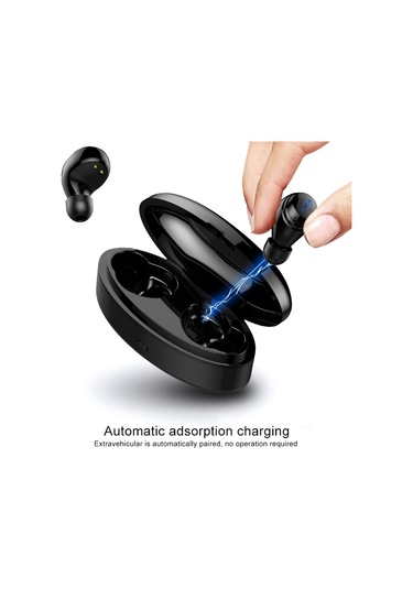 Zealot H19 Tws Bluetooth 5.0 Manyetik Şarj Kutusu İle Dokunmatik Kablosuz Bluetooth Kulaklık, Hd Arama Ve Bluetooth Otomatik Bağlantı Desteği Siyah