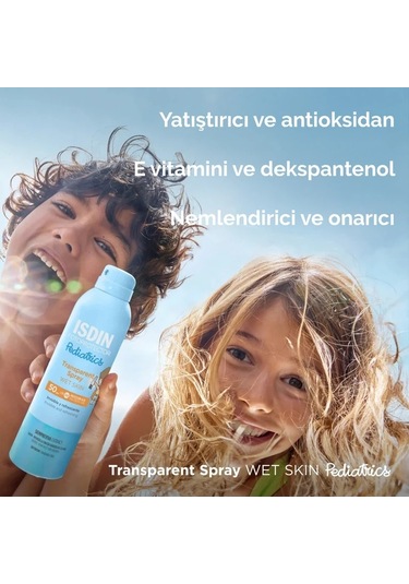 Isdin Fotoprotector Pediatrics Transparent Spray Wet Skin Spf 50 250 ML