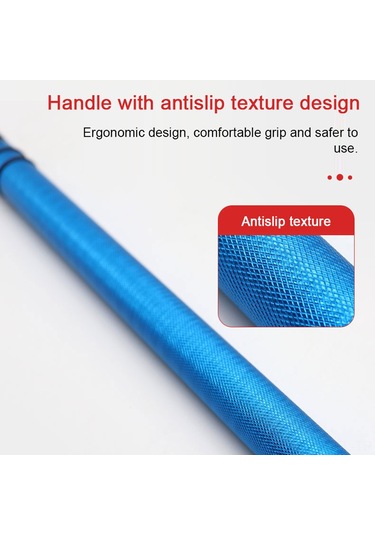 Araba Çizik Onarım Aracı Teleskopik Alüminyum Alaşımlı Çekiç 5 Çarpma Başlığı İle Boyasız Çizik Giderme Araç Seti Mavi