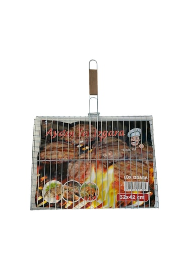 Ahşap Saplı Kalın Izgara 32x42 -59