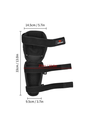 Dancemonkey Wosawe Rulo Pedleri Diz Koruyucu Bisiklet Dizliği Outdoor Ml322-hx Rv Siyah