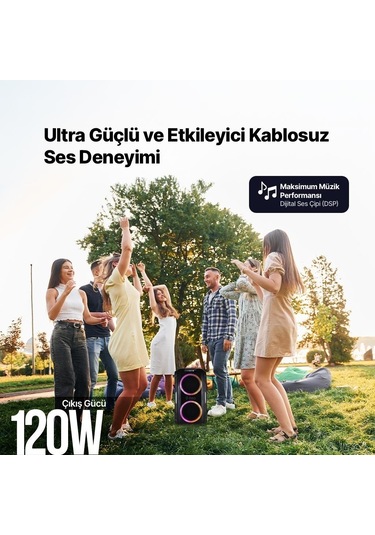 Ttec Carnival Pro 120w Taşınabilir Kablosuz Bluetooth Parti Hoparlörü