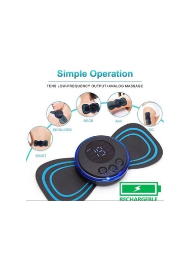 Taşınabilir Ems Mini Elektrikli Boyun Ve Vücut Kelebek Masajı Şarj Edilebilir, Servikal Elektrikli Boyun Sırt Masajı Kas Terapisi Basınç Ağrısı Taşınabilir Or59r7 Çok Renkli