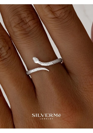 Sılverme İnce Yılan Yüzük, 925 Gümüş 210944773 Gümüş