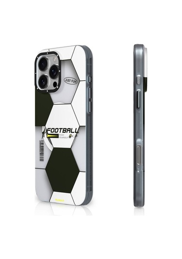 İphone 16 Pro Uyumlu Kılıf Magsafe Şarj Özellik Spor Tasarımlı Youngkit Dynamic Serisi Beyaz - Siyah