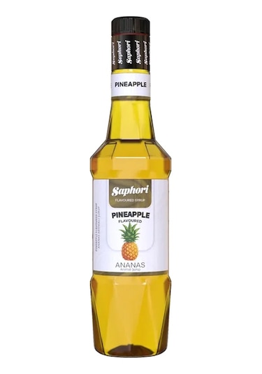 Saphori Ananas Aromalı Kokteyl Şurubu Ananas Şurubu 700 Ml