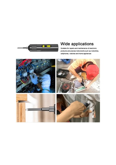 Ximistore9 Şarj Edilebilir Mini Elektrikli Tornavida Seti - 1800mah Pil, Usb Şarj, 230r/dk Hız 109 Karakter