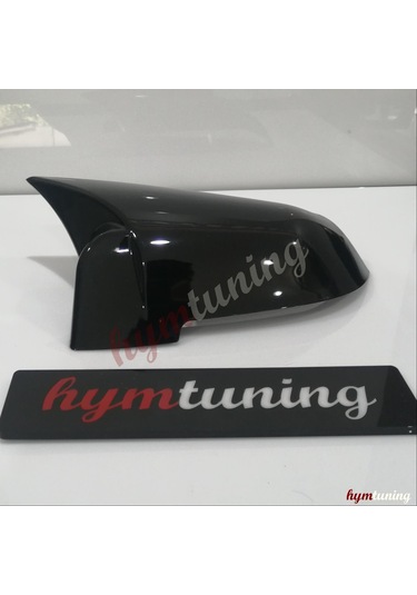 Bmw F10 Yarasa Ayna Kapağı - Piano Black Boyalı - Sinyalli