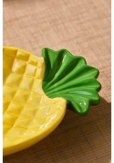 Karaca Pineapple Pasta Tabağı 22 Cm Sarı