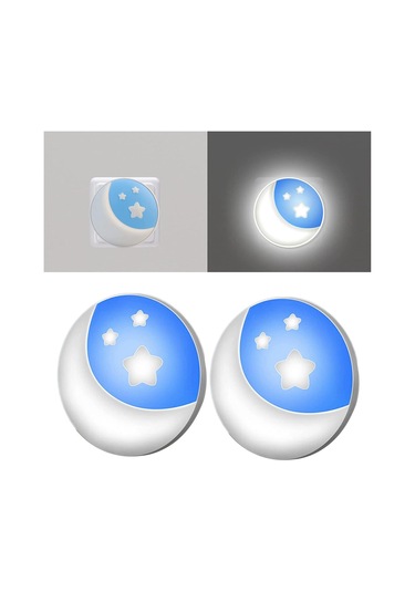 Suntek 2 Adet Fiş Akşam Duvara Monte Çevre Dostu Için Beyaz Beyaz Diğer