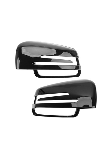 Wondernest Mercedes W204 / W212 İçin Ters Dikiz Aynası Muhafazası, Sağ Taraf Parlak Siyah Parlak Siyah