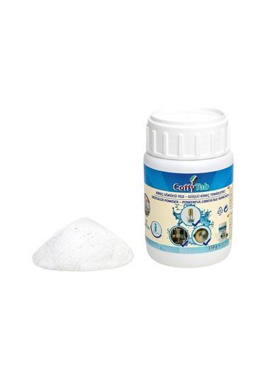 Coffytab A001-7 Güçlü Kireç Temizleme Tozu, 150 Gr Beyaz